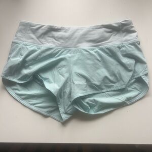 Lululemon Speed up low-rise lined short 2.5in size 4: light blue